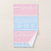 Winter Gebreide Kersttrui Kerstcadeau  Bad Handdoek (Handdoek)