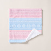 Winter Gebreide Kersttrui Kerstcadeau  Bad Handdoek (Wasdoekje)
