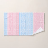 Winter Gebreide Kersttrui Kerstcadeau  Bad Handdoek (Handdoek)