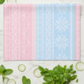 Winter Gebreide Kersttrui Kerstcadeau Theedoek (Gevouwen)