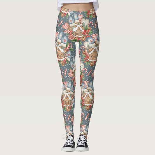 Winter Gebruidhuisje - Handschoenen Leggings (Voorkant)