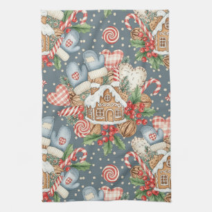 Winter Gebruiksaanwijzing Cottage - Handschoenen Theedoek