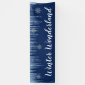 Winter Gedekte Long Banner (Verticaal)