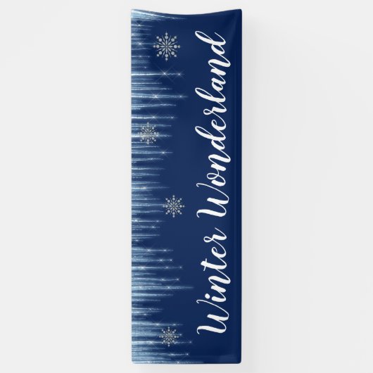 Winter Gedekte Long Banner (Verticaal)