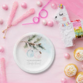 Winter Gender Reveal Paper Bord (Feest)