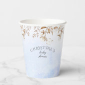 Winter Genderneutraal katoenventiel Papieren Bekers (Achterkant)