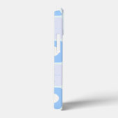 Winter geruit patroon sneeuwman en sneeuwvlokken Case-Mate iPhone case (Achterkant / Rechts)