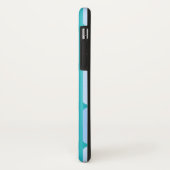 Winter geruite sneeuwman en sneeuwvlokken Case-Mate iPhone case (Achterkant/links)