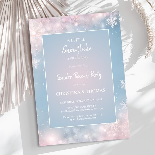 Winter Geslacht onthullen Kaart