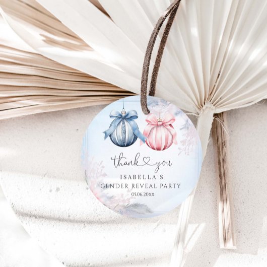 Winter Geslacht onthullen Partij Bedankjes Labels