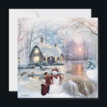 Winter Ghear Snowman-kerstkaart<br><div class="desc">Winter Ghear Snowman Kerstmis Kaart. Creatie door Tyra O'Bryant</div>