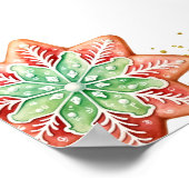 Winter Gingerbread Gender Reveal Stembord Poster (Hoek)