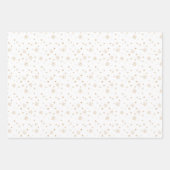 Winter Gingerbrood Cute Stars Fun Kerstmis Inpakpapier Vel (Voorkant 2)