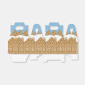 Winter Gingerbrood Street Bedankdoosjes (Uitgevouwen)