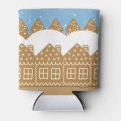 Winter Gingerbrood Street Blikjeskoeler (Voorkant)