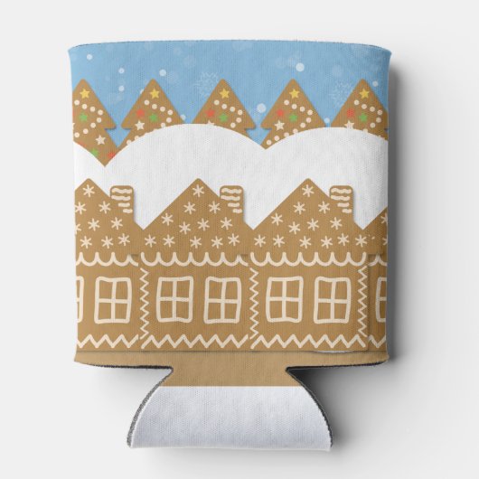 Winter Gingerbrood Street Blikjeskoeler (Achterkant)