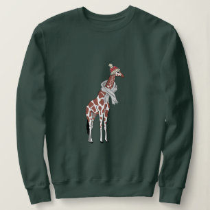 Winter giraffe sweatshirt