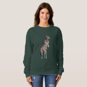 Winter giraffe sweatshirt (Voorkant volledig)