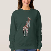 Winter giraffe sweatshirt (Voorkant)