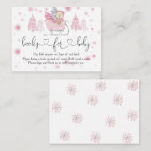 Winter Girl Beer Books for Baby Enclosure Card Informatiekaartje (Voorkant / Achterkant)