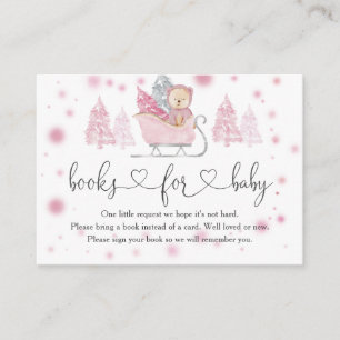 Winter Girl Beer Books for Baby Enclosure Card Informatiekaartje