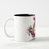 Winter Glam Pink Sled Ride Mok (Links)