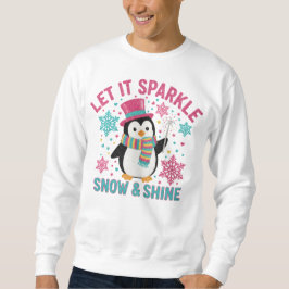 Winter Glans Pinguïn Shirt – Leuk Vakantie