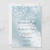 Winter Glitter Snow-kerstfeest Kaart (Voorkant)