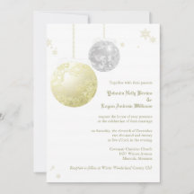Winter Glitters Gold & Silver Wedding