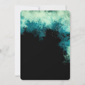 Winter Glitters Mystic Forest Bruiloft Kaart (Achterkant)