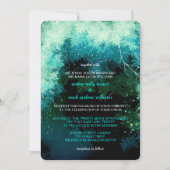 Winter Glitters Mystic Forest Bruiloft Kaart (Voorkant)