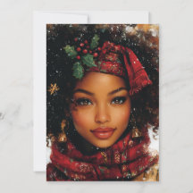 Winter Glow Afrocentrische Koningin – Vakantiekuns