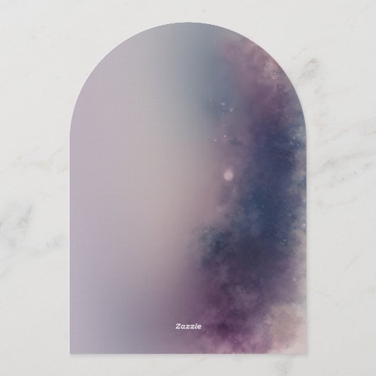 Winter Glow Birthday Flat Greeting Card Kaart (Achterkant)