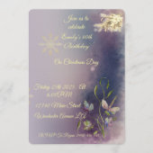 Winter Glow Birthday Flat Greeting Card Kaart (Voorkant)