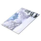 Winter Glow-kerstscrapboogpapier Notitieblok (Schuin)