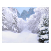 Winter Glow-kerstscrapboogpapier Notitieblok (Voorkant)