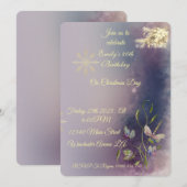 Winter Glow Verjaardagskaart Kaart (Voorkant / Achterkant)