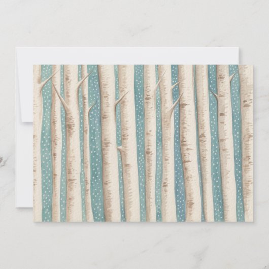 Winter Gnome Birthday Kaart (Achterkant)