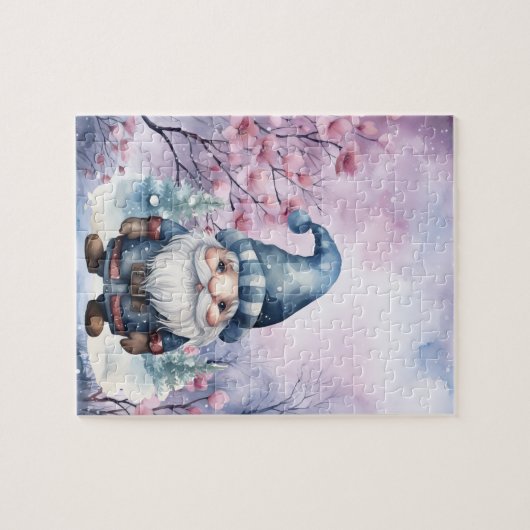 Winter Gnome Medium Complexiteit_02 Legpuzzel (Horizontaal)