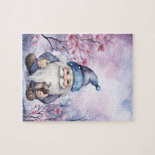 Winter Gnome Medium Complexiteit_03 Legpuzzel (Horizontaal)