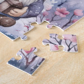 Winter Gnome Medium Complexiteit_03 Legpuzzel (Zijkant)