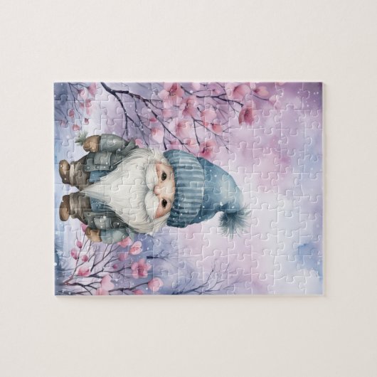 Winter Gnome Medium Complexiteit_04 puzzel Legpuzzel (Horizontaal)