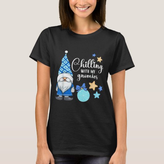 Winter Gnome, Nordic, Christmas Gnome  T-shirt (Voorkant)