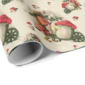 Winter Gnome Wrapping Paper Small Cadeaupapier (Rol Hoek)