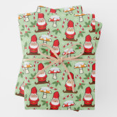 Winter Gnomes Inpakpapier Vel (In situ)