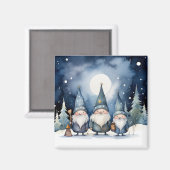 Winter Gnomes Magnet (Voorkant / Achterkant)