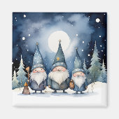 Winter Gnomes Magnet (Voorkant)