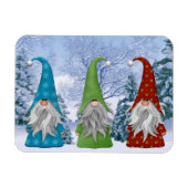 Winter Gnomes Magnet Magneet (Horizontaal)