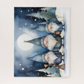 Winter Gnomes Puzzle Legpuzzel (Verticaal)