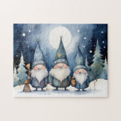 Winter Gnomes Puzzle Legpuzzel (Horizontaal)